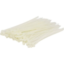 Lot de 100 colliers de serrage nylon incolores 3,6x140 mm SODELEC_ref SOD16788
