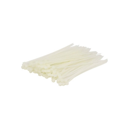 Lot de 100 colliers de serrage nylon incolores 3,6x140 mm SODELEC_ref SOD16788