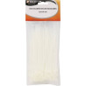 Lot de 100 colliers de serrage nylon incolores 3,6x140 mm SODELEC_ref SOD16788-1