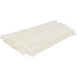 Lot de 100 colliers de serrage nylon incolores 4,8x180 mm SODELEC_ref SOD16789