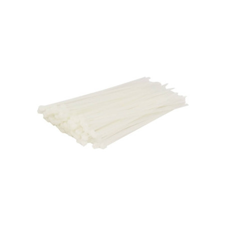 Lot de 100 colliers de serrage nylon incolores 4,8x180 mm SODELEC_ref SOD16789
