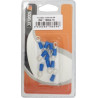 Lot de 10 cosses à œil isolées M5 bleues SODELEC pour câble électrique 1 à 2,5 mm²_ref SOD16804.10-1