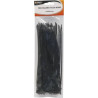Lot de 100 colliers de serrage nylon noir 2,5x200 mm SODELEC_ref SOD16868-1