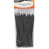 Lot de 100 colliers de serrage nylon noir 4,8x180 mm SODELEC_ref SOD16871-1