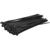 Lot de 100 colliers de serrage nylon noir 7,2x300 mm SODELEC_ref SOD16874