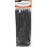 Lot de 100 colliers de serrage nylon noir 7,2x300 mm SODELEC_ref SOD16874-1