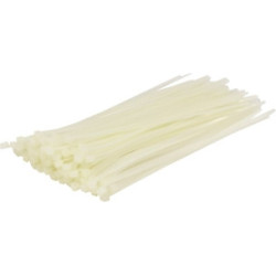 Lot de 100 colliers de serrage nylon incolores 3,6x200 mm SODELEC_ref SOD17181