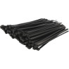 Lot de 100 colliers de serrage nylon noir 7,2x200 mm SODELEC_ref SOD17187