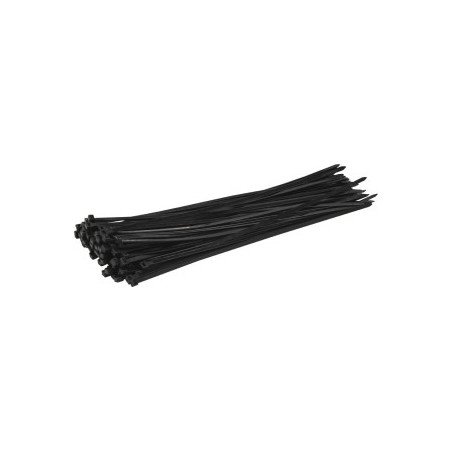 Lot de 100 colliers de serrage nylon noir 7,2x450 mm SODELEC_ref SOD17188