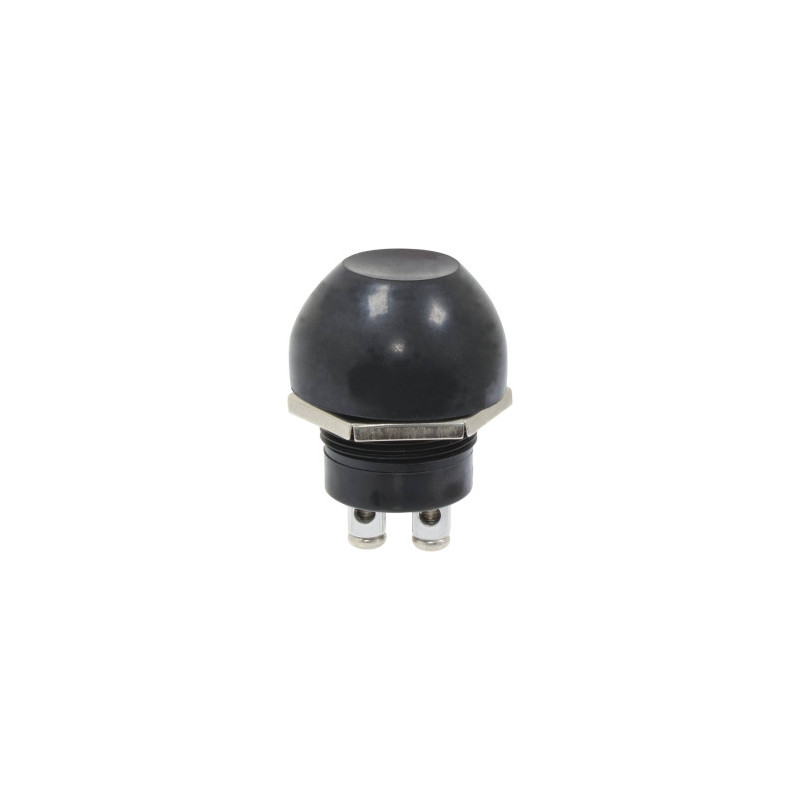 Bouton poussoir étanche 12V avec capuchon de protection SODELEC_ref SOD19078