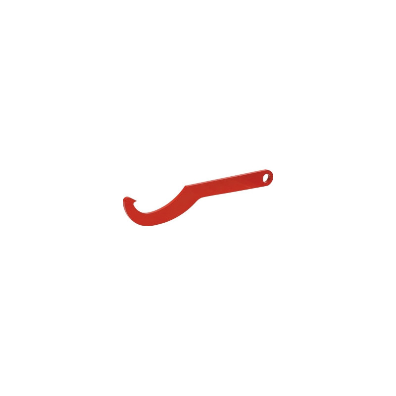 CLE TRICOISE EN ACIER REVETUE EPOXY ROUGE 32/65MM