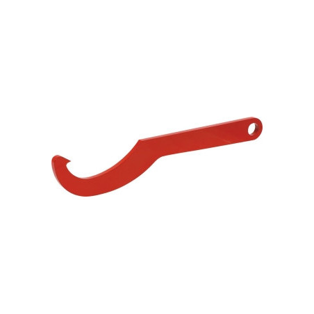 CLE TRICOISE EN ACIER REVETUE EPOXY ROUGE 32/65MM