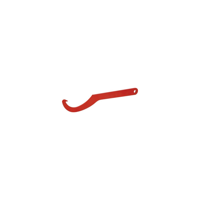 CLE TRICOISE EN ACIER REVETUE EPOXY ROUGE 80/100MM