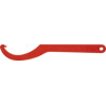 CLE TRICOISE EN ACIER REVETUE EPOXY ROUGE 80/100MM