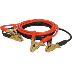 Câble de démarrage 50mm² Drakkar – 5m, pinces laiton_ref SOD04164