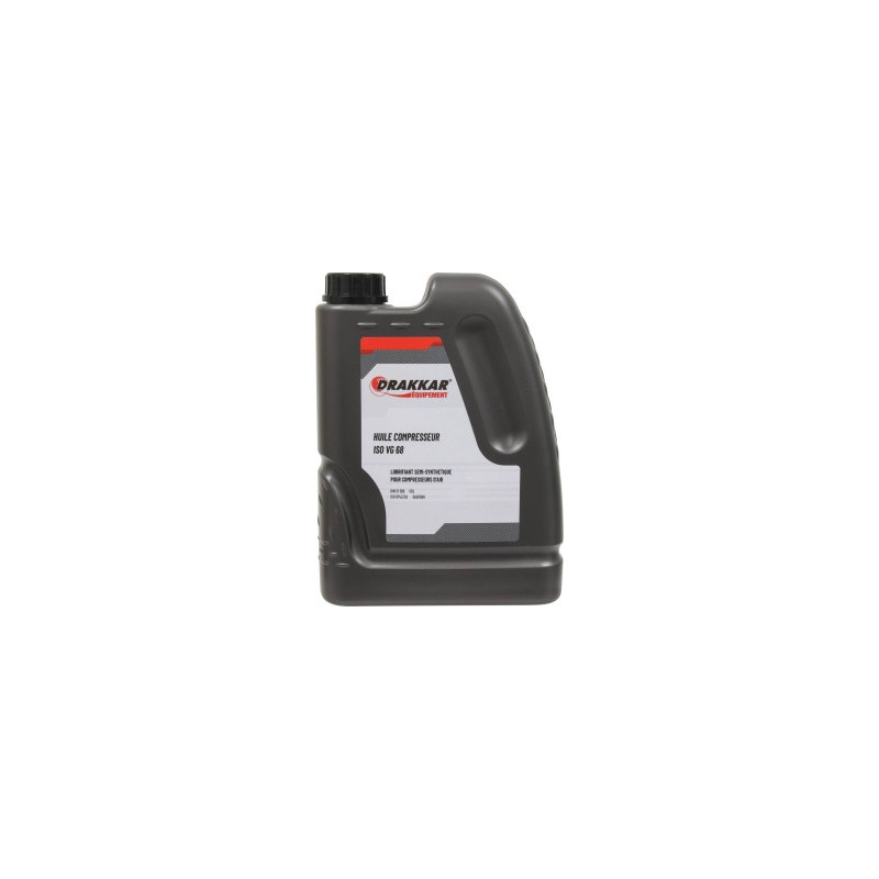 Bidon 2L d'huile Drakkar pour compresseur_ref SOD06731