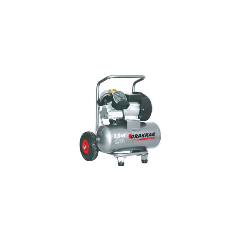 Compresseur monophasé 24L Drakkar 3,5CV/230V_ref SOD11125