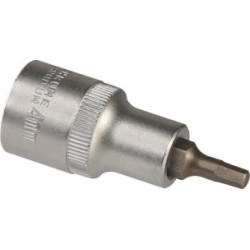 Douille Tournevis 1/2" Drakkar avec Embout Hexagonal 4mm_ref SOD11179-1