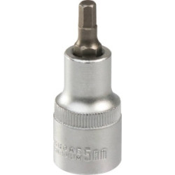 Douille Tournevis 1/2" Drakkar avec Embout Hexagonal 5mm_ref SOD11180