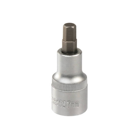 Douille Tournevis 1/2" Drakkar avec Embout Hexagonal 7mm_ref SOD11182