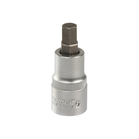 Douille Tournevis 1/2" Drakkar avec Embout Hexagonal 9mm_ref SOD11184