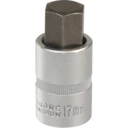 Douille Tournevis 1/2" Drakkar avec Embout Hexagonal 17mm_ref SOD11188