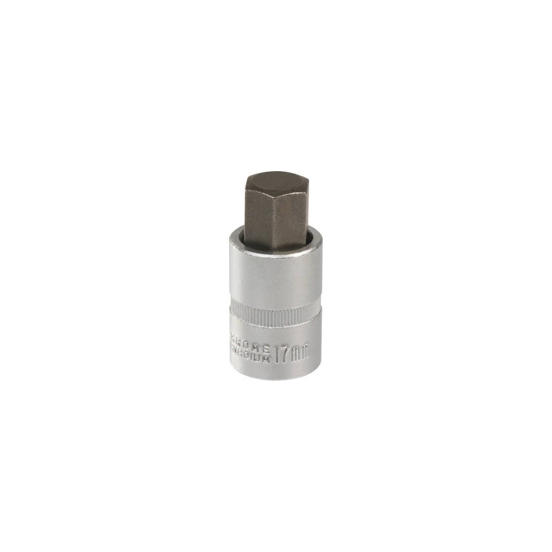 Douille Tournevis 1/2" Drakkar avec Embout Hexagonal 17mm_ref SOD11188