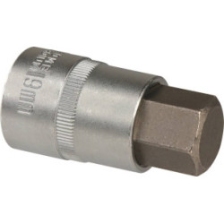 Douille Tournevis 1/2" Drakkar avec Embout Hexagonal 19mm_ref SOD11189-1