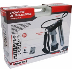 Pompe à graisse 18V Drakkar avec batterie Ni-MH_ref SOD11389-4
