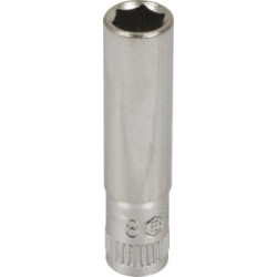 Douille longue 1/4" Drakkar 8mm hexagonale_ref SOD11833