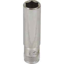 Douille longue 1/4" Drakkar 9mm hexagonale_ref SOD11835