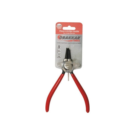 Pince coudée Drakkar 180mm – pour circlips extérieur_ref SOD12537