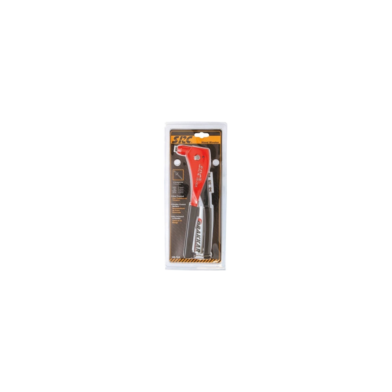 Pince à riveter compacte Drakkar 255mm – Manche gainé PVC_ref SOD12589