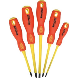 Jeu de 5 tournevis électricien isolés Drakkar 1000V_ref SOD13335