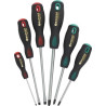 Coffret 6 tournevis Drakkar – Embouts plats et Pozidriv®_ref SOD13337