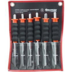 Chasses-goupilles longues Drakkar – Set de 6 outils_ref SOD13514-1
