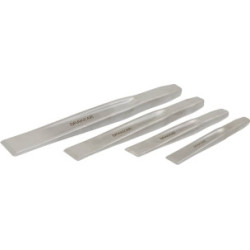 Lot de 4 burins plat mécanicien Drakkar – Longueur 125 à 250mm_ref SOD13550-1