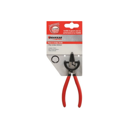 Pince droite Drakkar 135mm pour circlips intérieurs_ref SOD13713