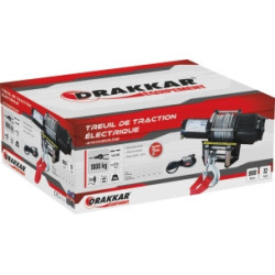 Treuil électrique 12V Drakkar 1800 kg avec câble_ref SOD15244-2