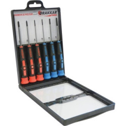 Jeu de mini tournevis de précision Drakkar 6 pièces_ref SOD15423