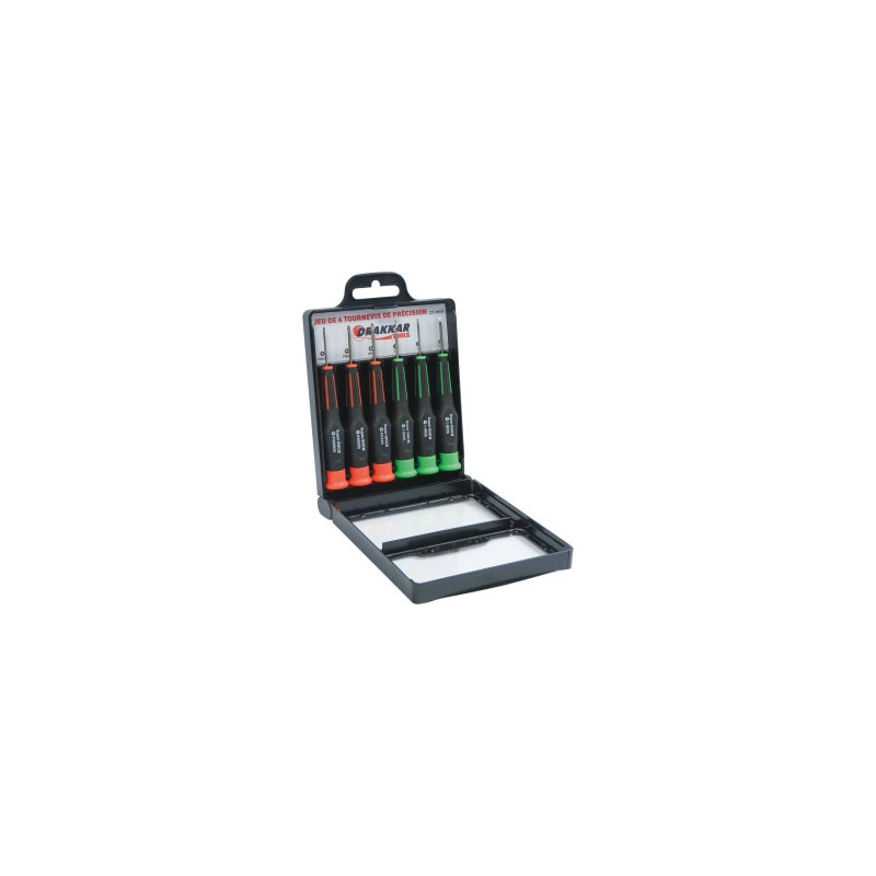 Jeu de mini tournevis de précision Drakkar 6 pièces_ref SOD15424
