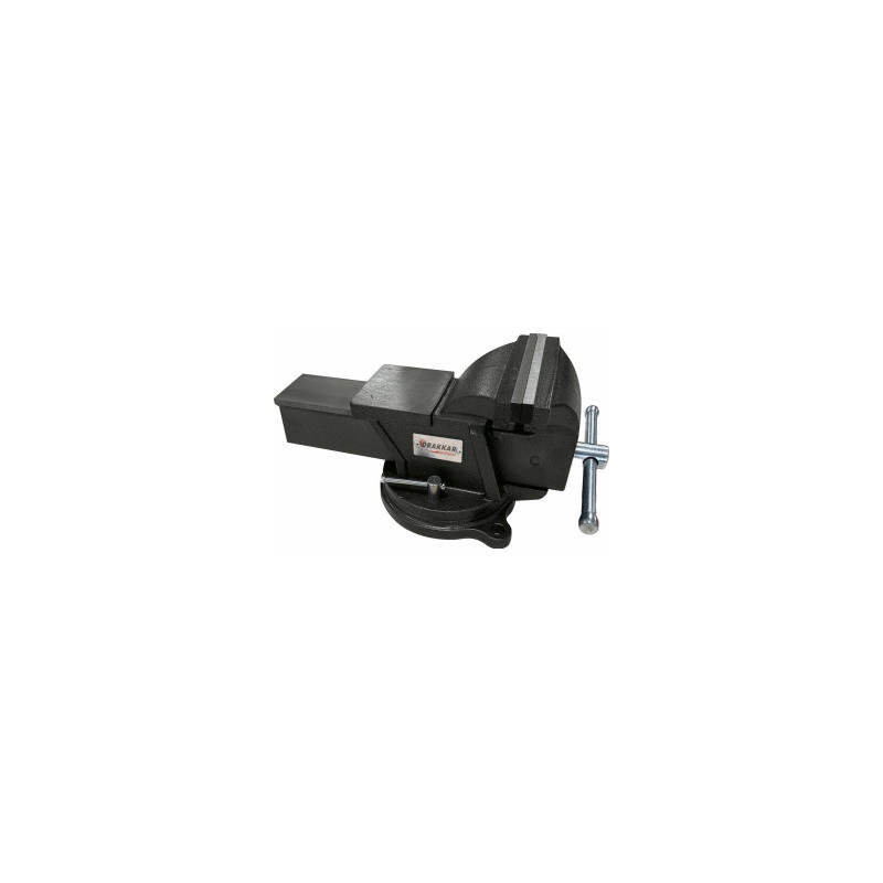 Étau acier Drakkar 125 mm avec base pivotante_ref SOD15994