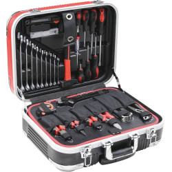 Mallette à outils Drakkar sur roues 133 pièces_ref SOD15157
