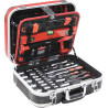 Mallette à outils Drakkar sur roues 133 pièces_ref SOD15157-1