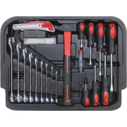 Mallette à outils Drakkar sur roues 133 pièces_ref SOD15157-5