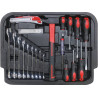 Mallette à outils Drakkar sur roues 133 pièces_ref SOD15157-5