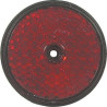 CATADIOPTRE ROND 60MM ROUGE À FIXER DIAM.60MM