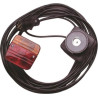 Kit de signalisation arrière magnétique 12V avec câble 7,5 m et prise 7 plots SODIFLASH_ref SOD16137