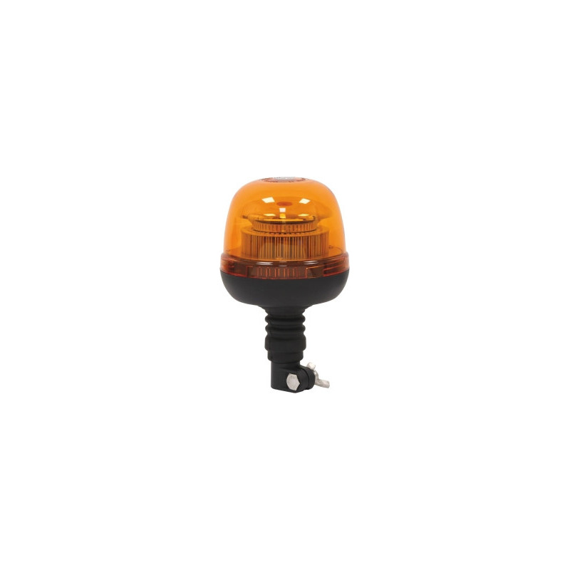 Gyrophare LED double flash orange sur tige flexible 12/24V SODIFLASH_ref SOD16301