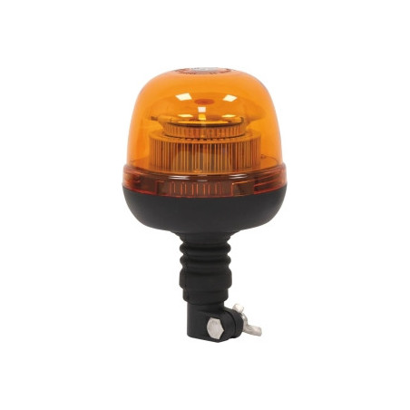 Gyrophare LED double flash orange sur tige flexible 12/24V SODIFLASH_ref SOD16301